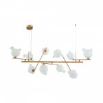 Подвесной светильник Freya FR5374PL-10BS Flaty 