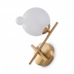 Настенный светильник (бра) Freya FR5374WL-01BS Flaty 