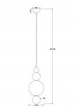 Подвесной светильник Freya FR5388PL-01CH Pearl