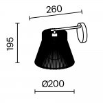 Настенный светильник (бра) Freya FR5405WL-01B Cottage