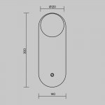 Настенный светильник бра Freya FR5482WL-01W Sunspot