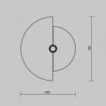 Настенный светильник бра Freya FR5487WL-01G1 Carry