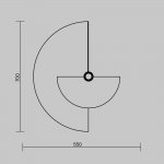 Настенный светильник бра Freya FR5487WL-01G3 Carry