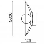 Настенный светильник (бра) Freya FR5589WL-01T