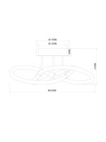 Потолочный светильник Freya FR6059CL-L35B