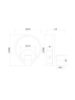 Настенный светильник (бра) Freya FR6074WL-L12GB