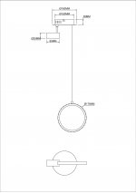 Подвесной светильник Freya FR6082PL-L10B