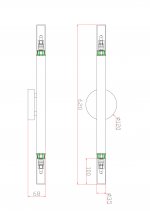 Настенный светильник (бра) Freya FR6109WL-02G