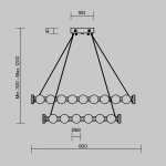 Подвесной светильник Freya FR6180PL-L70B Collar