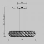 Подвесной светильник Freya FR6182PL-L18W Eclat