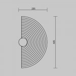 Настенный светильник бра Freya FR6189WL-L20LG1 Felt