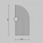 Настенный светильник бра Freya FR6189WL-L20LG2 Felt