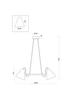 Подвесной светильник Freya FR8001PL-03WG