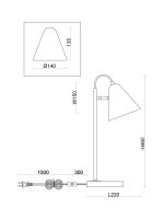 Настольный светильник Freya FR8001TL-01WG