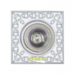 Светильник FT 1130 WHCH MR16 белый с серебром