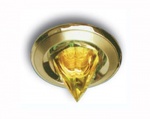 Светильник галогенный FT 106 WA SNG MR16 50w ст.сатин никель/золото+янтарь