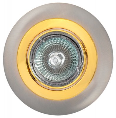 Светильник FT 140AK SNG MR16 сатин-никель+золото