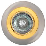 Светильник FT 140AK SNG MR16 сатин-никель+золото