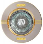 Светильник FT 188 SNG MR16 сатин-никель+золото