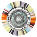 Светильник FT 829 MR16 50W хром "радуга"