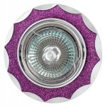 Светильник FT 837AK MR16 хром+фиолетовый