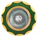 Светильник FT 837А MR16 золото+зеленый