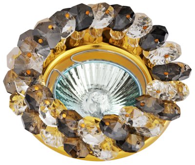 Светильник FT 860 MR16 золото+дымчатый