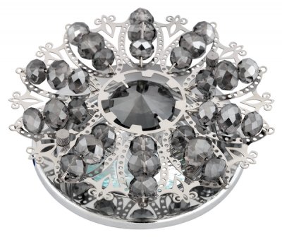 Светильник FT 880 MR16 хром+дымчатый хрусталь