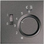 JUNG LS 990 Антрацит Регулятор теплого пола, 10(4)А (FTRAL231AN)