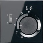 JUNG LS 990 Черный Регулятор теплого пола, 10(4)А (FTRLS231SW)