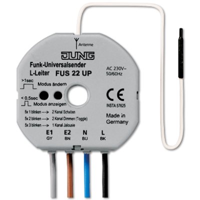 JUNG Универсальный радиопередатчик (FUS22UP) JUNG Универсальный радиопередатчик (FUS22UP)