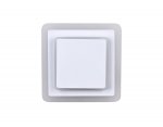 Настенный светильник бра Ambrella FW106 WH/S белый/песок LED 3000K/6400K 18W 240*220*50 WALLERS