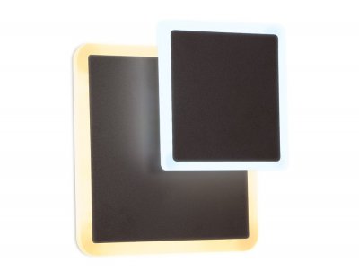 Настенный светильник бра Ambrella FW108 CF кофе LED 3000K/6400K 18W 240*220*50 WALLERS Настенный светильник бра Ambrella FW108 CF кофе LED 3000K/6400K 18W 240*220*50 WALLERS