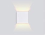 Настенный светильник бра Ambrella FW137 WH/S белый/песок LED 3000K 10W 100*100*100 WALLERS