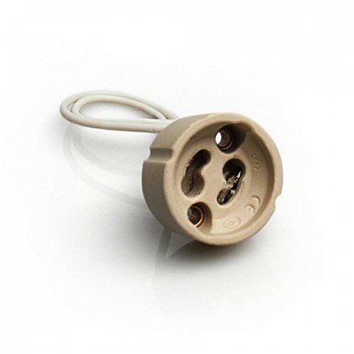 Патроны керамические с силиконовым проводом для галогенной лампы GU10 Donolux FY-E13A