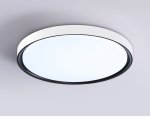 Потолочный светодиодный светильник с высокой степенью защиты IP54 Ambrella FZ1247 WH/BK белый/черный IP54 20W 5000K D300*60 (Без ПДУ)