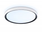 Потолочный светодиодный светильник с высокой степенью защиты IP54 Ambrella FZ1247 WH/BK белый/черный IP54 20W 5000K D300*60 (Без ПДУ)