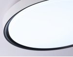 Потолочный светодиодный светильник с высокой степенью защиты IP54 Ambrella FZ1247 WH/BK белый/черный IP54 20W 5000K D300*60 (Без ПДУ)