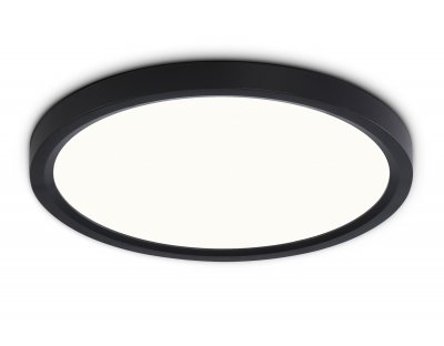 Светильник светодиодный ультратонкий 3000K-6500K с CCT-переключателем Ambrella FZ1904 BK черный IP54 20W 3000K-6500K CCT-переключатель D300*25 (Без ПДУ) Светильник светодиодный ультратонкий 3000K-6500K с CCT-переключателем Ambrella FZ1904 BK черный IP54 20W 3000K-6500K CCT-переключатель D300*25 (Без ПДУ)