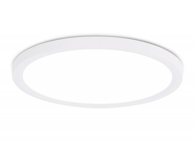 Светильник светодиодный ультратонкий 3000K-6500K с CCT-переключателем Ambrella FZ1909 WH белый IP54 44W 3000K-6500K CCT-переключатель D600*25 (Без ПДУ)