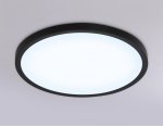 Светильник светодиодный ультратонкий с высокой степенью защиты IP54 Ambrella FZ1961 BK черный IP54 40W 5000K D470*15 (Без ПДУ)
