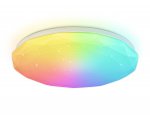 Светодиодный светильник RGB с пультом управления Ambrella FZ417 WH белый IP20 46W 3000K-6500K+RGB D380*60 (ПДУ ИК)