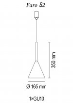 Подвесной светильник Faro S2 12