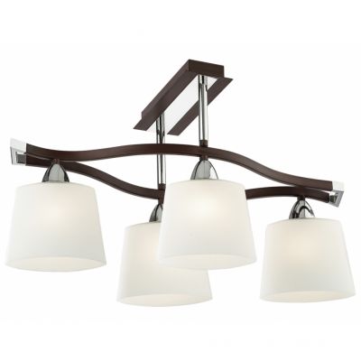 Люстра потолочная Favourite 1096-4u венге