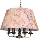 Люстра с картой Favourite 1122-6p Mappa