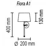 Настенный светильник Fiora A1 10 01g