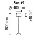 Напольный светильник Fiora F1 17 01g