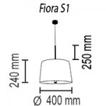 Подвесной светильник Fiora S1 17 01g