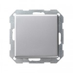 Gira E22 Алюминий Выключатель 1-клавишный (G0126203)