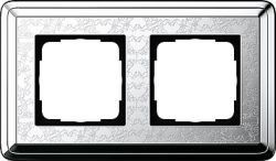 Gira ClassiX Art Хром/Хром Рамка 2-ая (G212681)